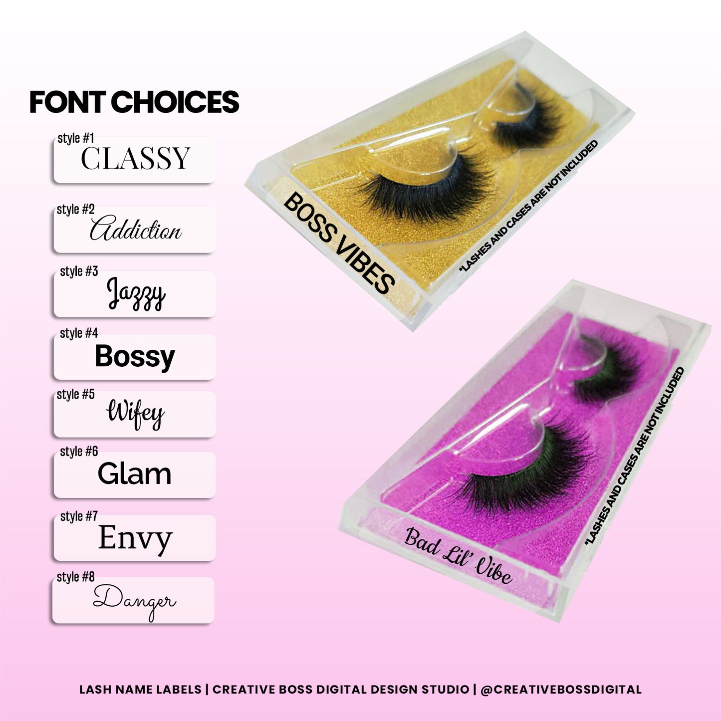Lash Name Labels image 0