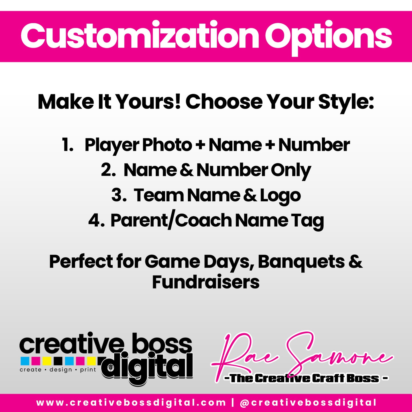 Custom 3" Sports Team Buttons