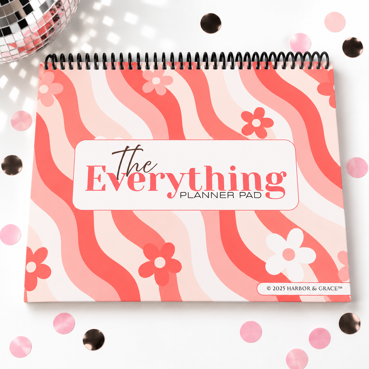 The Everything Planner Pad - 10x8 Spiral-Bound Productivity Planner