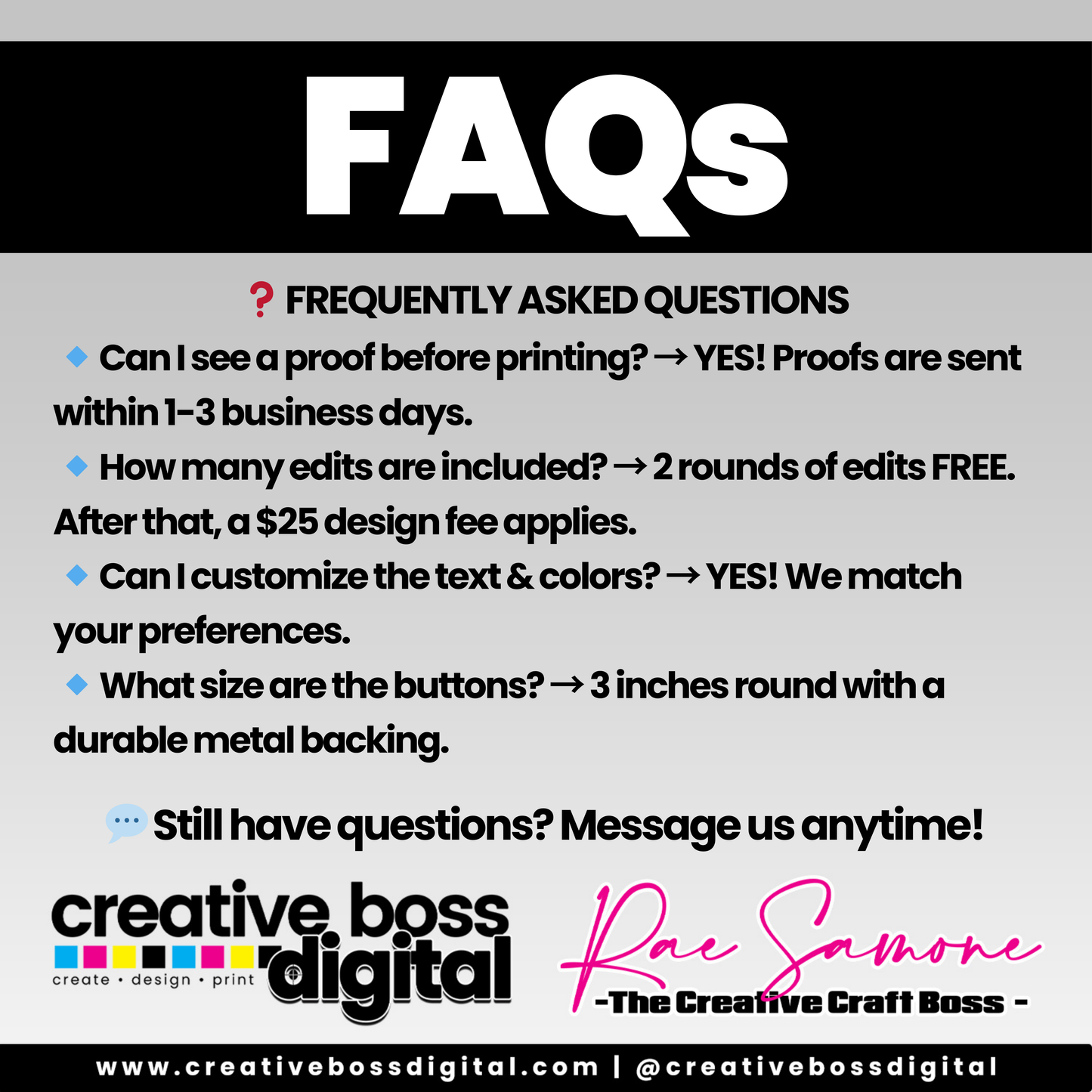 Custom Memorial Photo Button