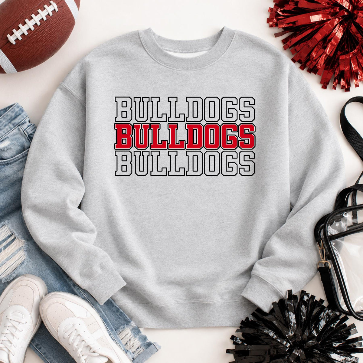 Custom Varsity Team Sweatshirt | Personalized Game Day Crewneck