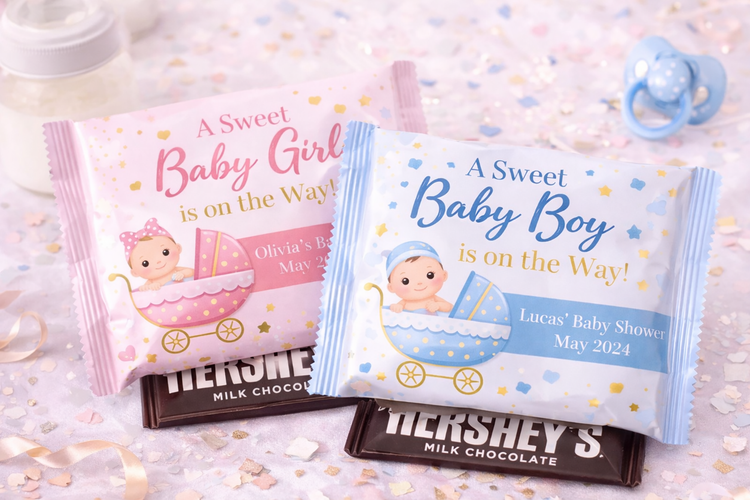 Treat Wrappers  - Baby Shower & Gender Reveal