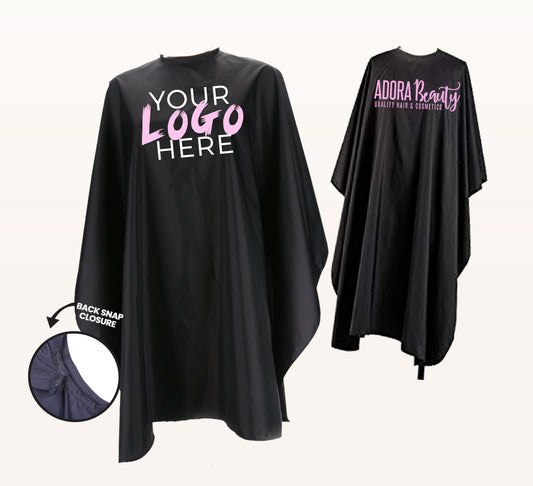 Custom Logo Salon Cape, Personalized Barber Hair Cutting Cape (Nylon)