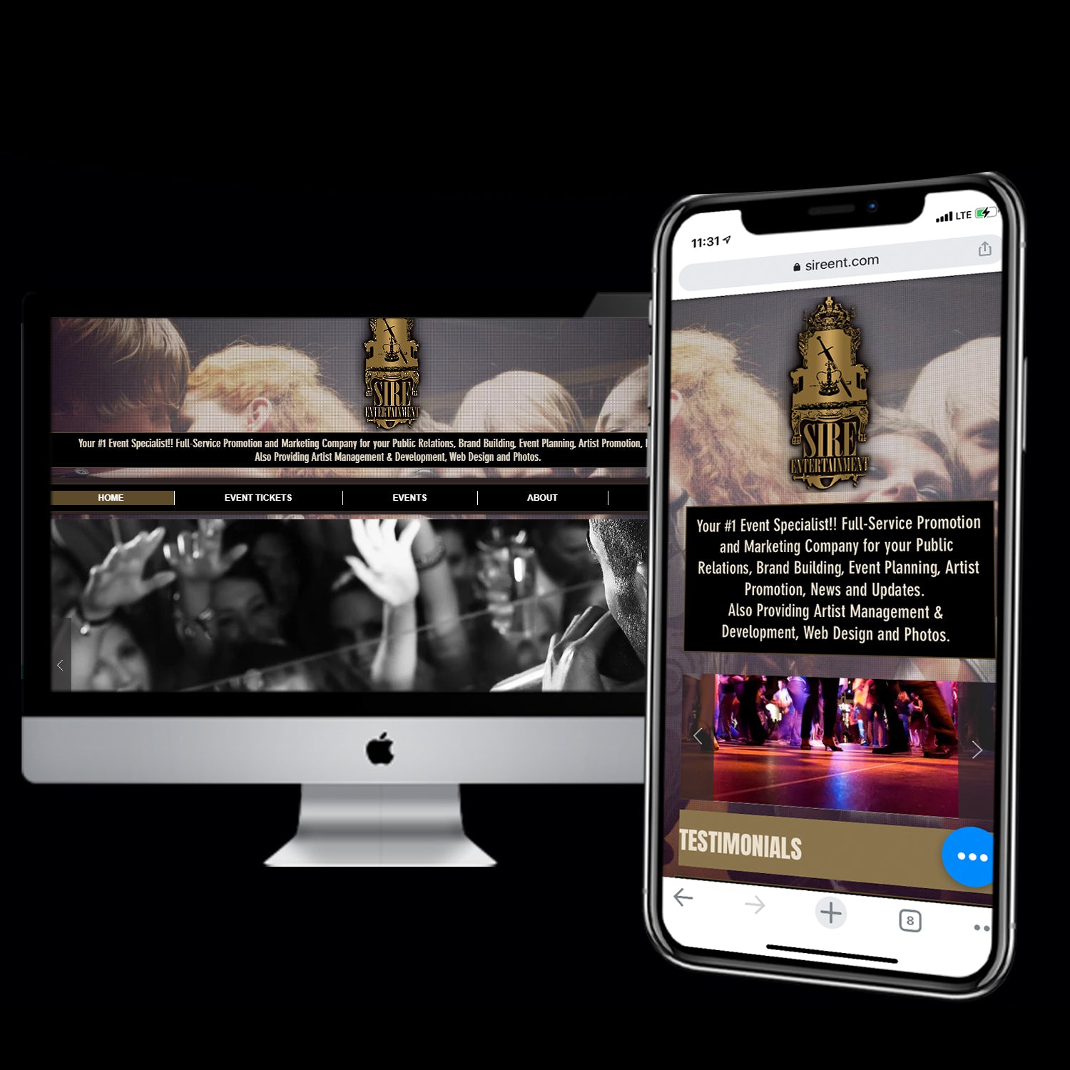 2 Page Website Design image 3