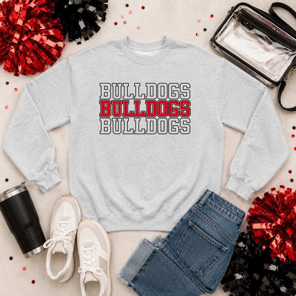 Custom Varsity Team Sweatshirt | Personalized Game Day Crewneck