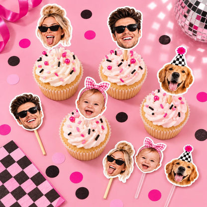Custom Face Cupcake Toppers