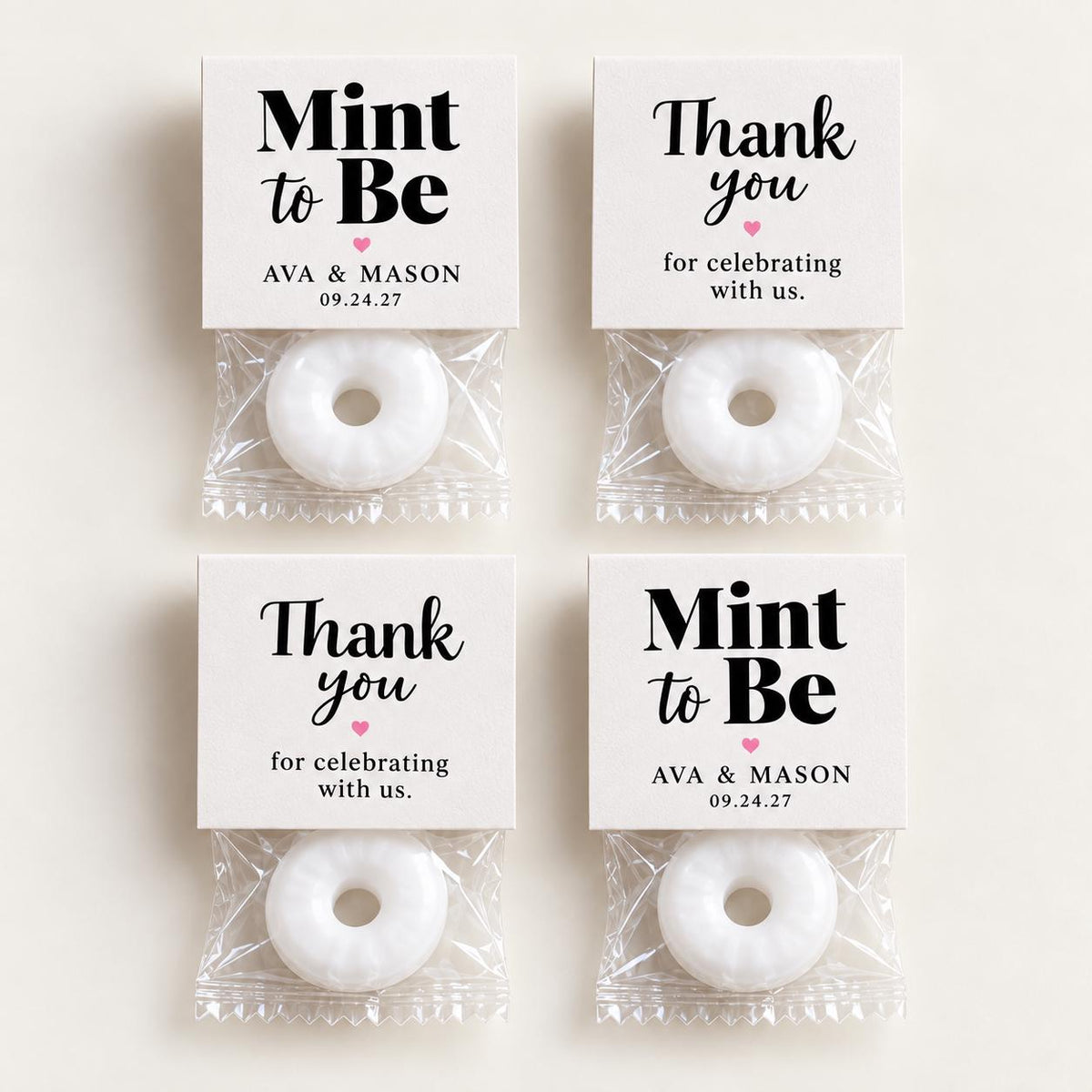 Personalized Mint to Be Wedding Favors | Custom Bridal Shower Mints