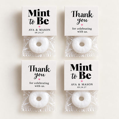 Personalized Mint to Be Wedding Favors | Custom Bridal Shower Mints