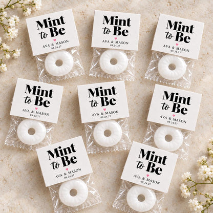 Personalized Mint to Be Wedding Favors | Custom Bridal Shower Mints