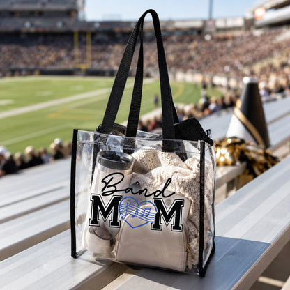 Personalized Clear Stadium Tote Bag