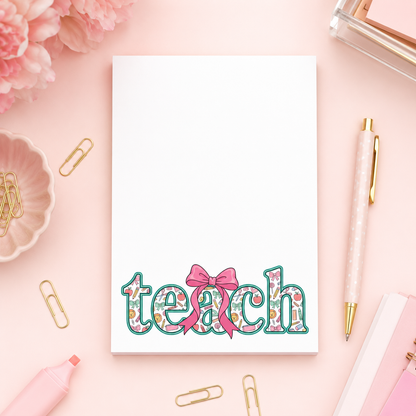 Teacher Notepad – Bow-Tied Teach