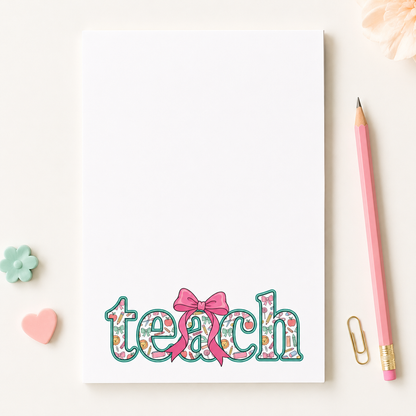 Teacher Notepad – Bow-Tied Teach