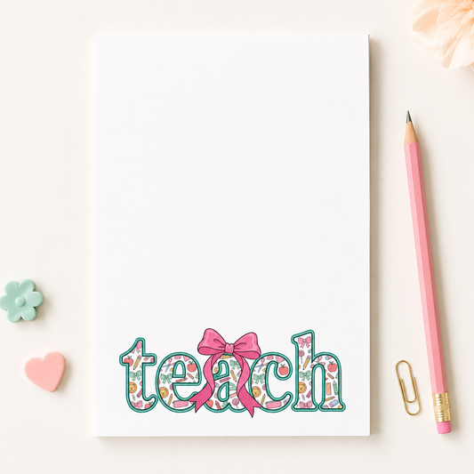 Teacher Notepad – Bow-Tied Teach