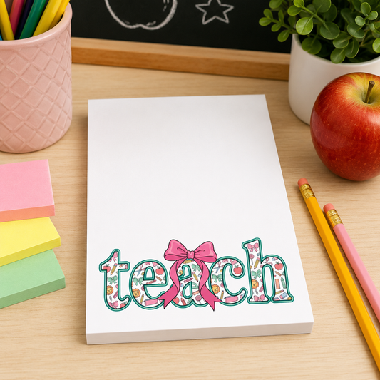 Teacher Notepad – Bow-Tied Teach