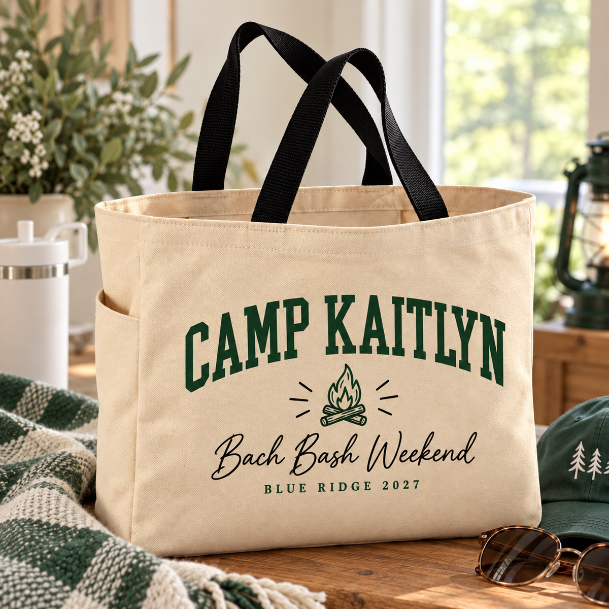 Personalized Monogram Tote Bag