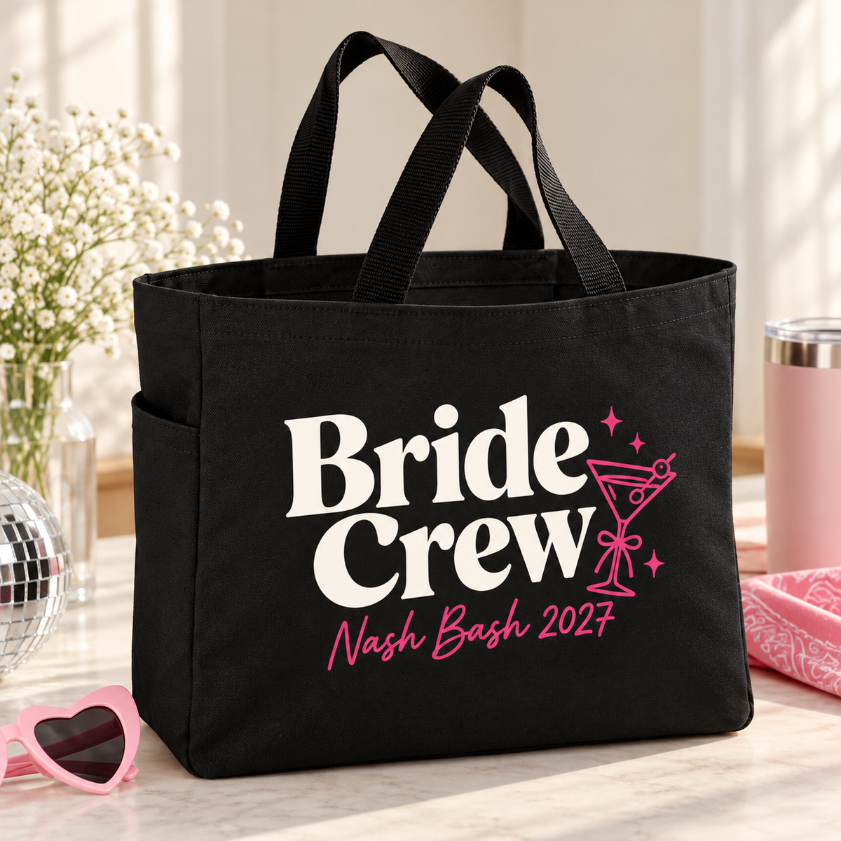 Personalized Monogram Tote Bag