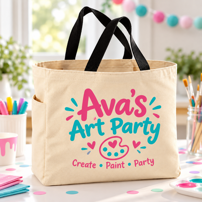 Personalized Monogram Tote Bag