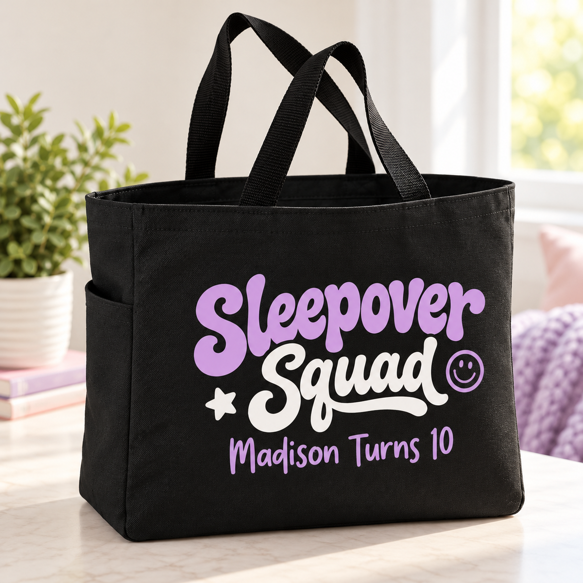 Personalized Monogram Tote Bag
