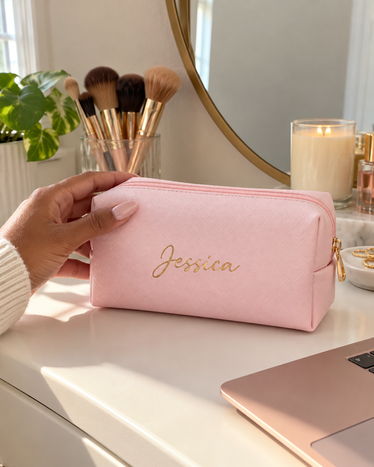 Personalized Makeup Bag