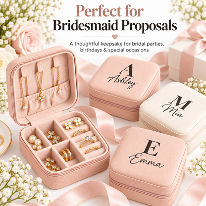 Personalized Travel Jewelry Box