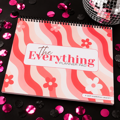 The Everything Planner Pad - 10x8 Spiral-Bound Productivity Planner