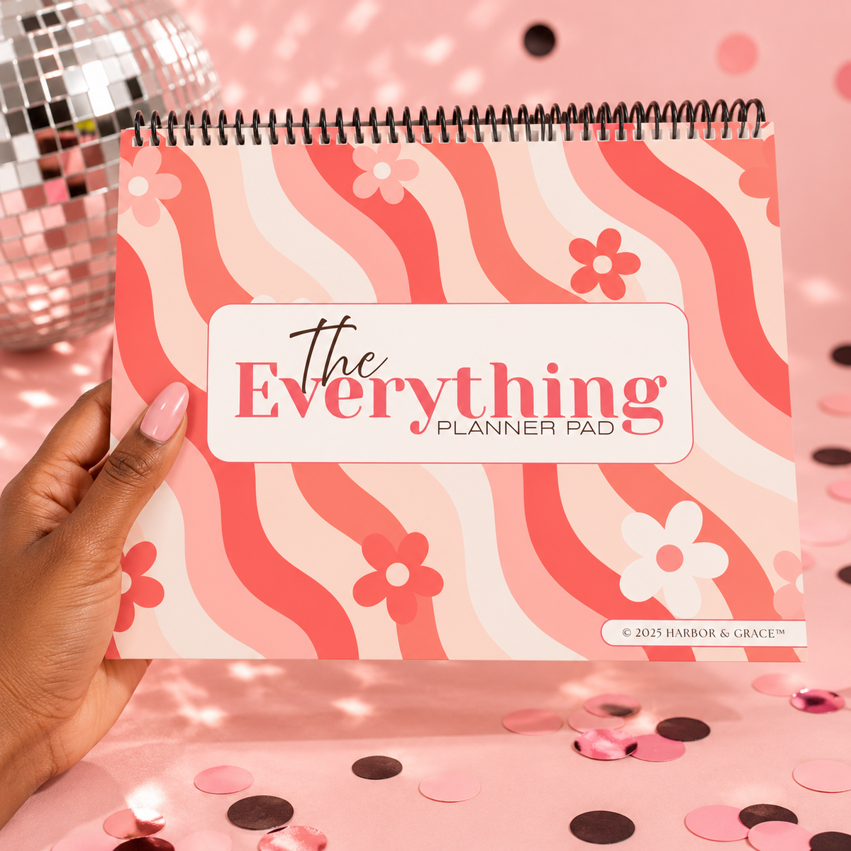 The Everything Planner Pad - 10x8 Spiral-Bound Productivity Planner