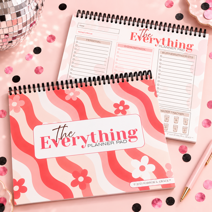 The Everything Planner Pad - 10x8 Spiral-Bound Productivity Planner