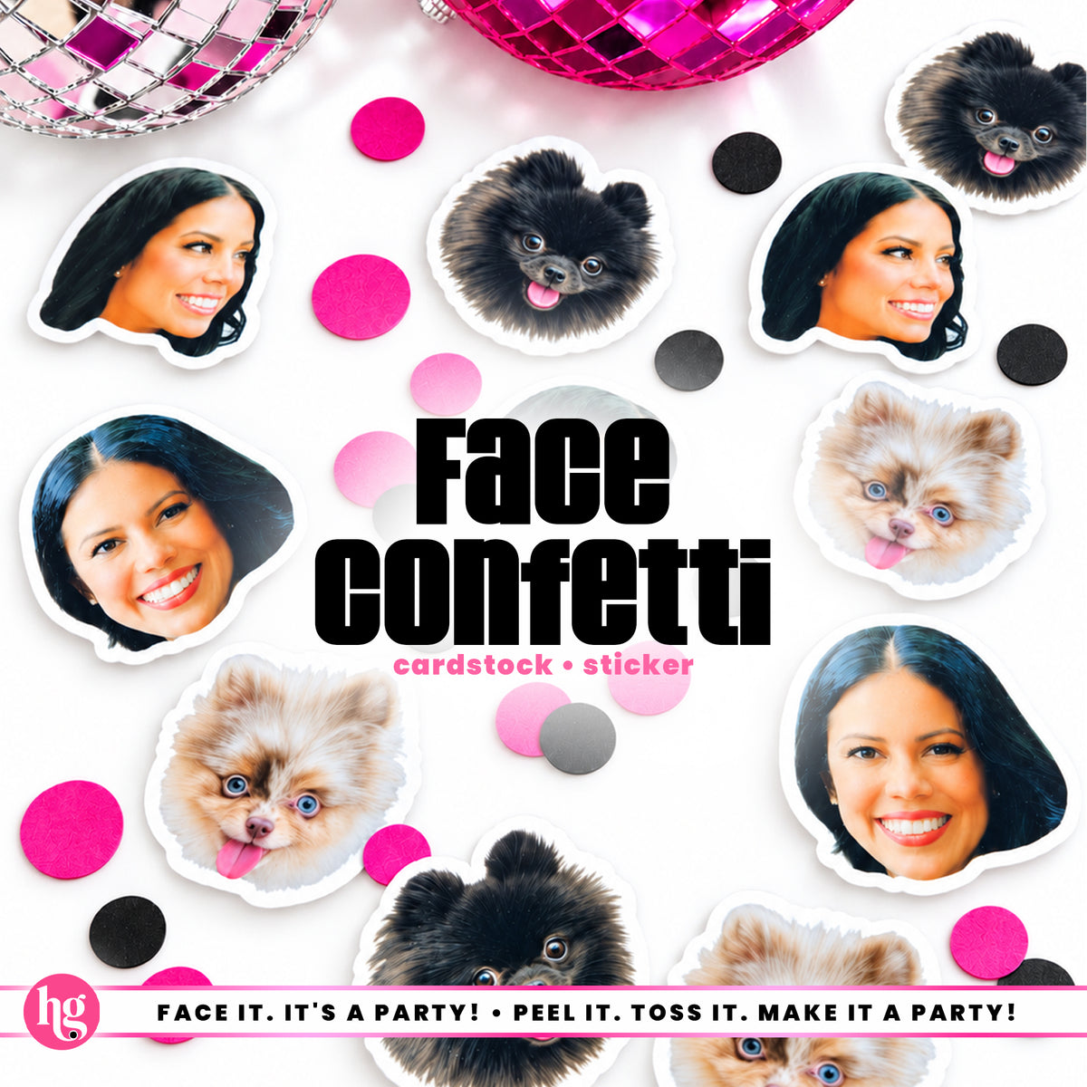 YOUR FACE. THE MAIN EVENT.