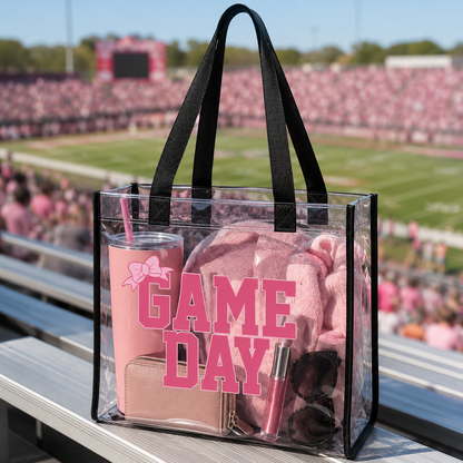 Personalized Game Day Clear Stadium Bag