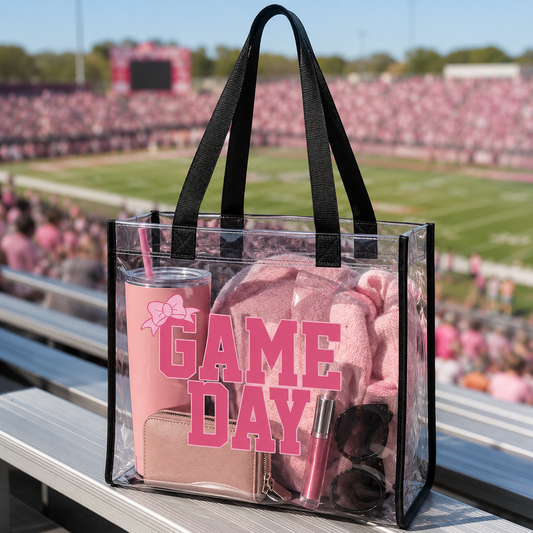 Personalized Game Day Clear Stadium Bag