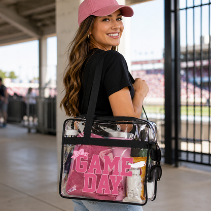 Personalized Game Day Clear Stadium Bag