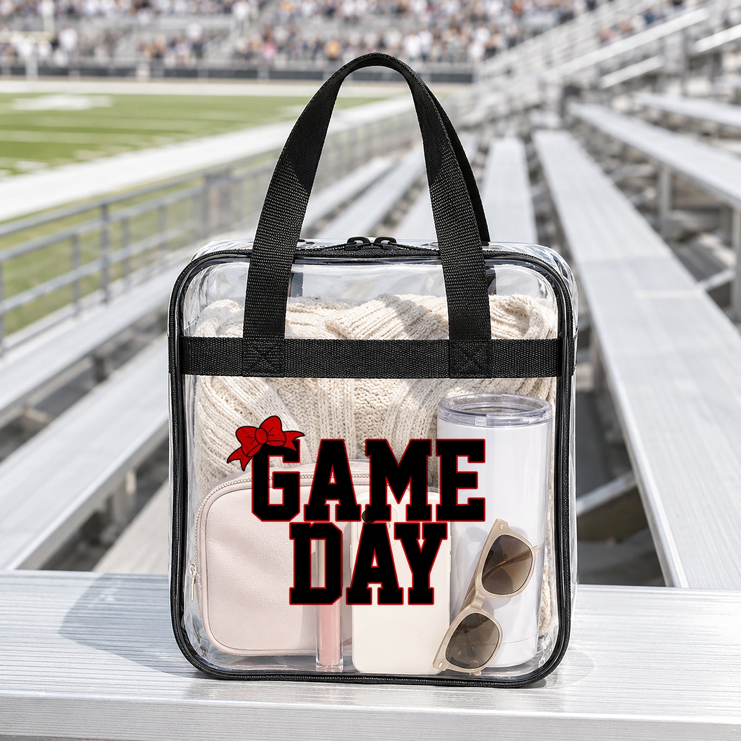 Personalized Game Day Clear Stadium Bag