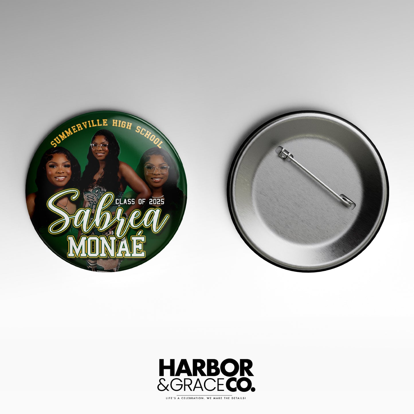 3" Photo Buttons