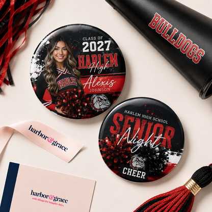 Custom Sports Photo Button