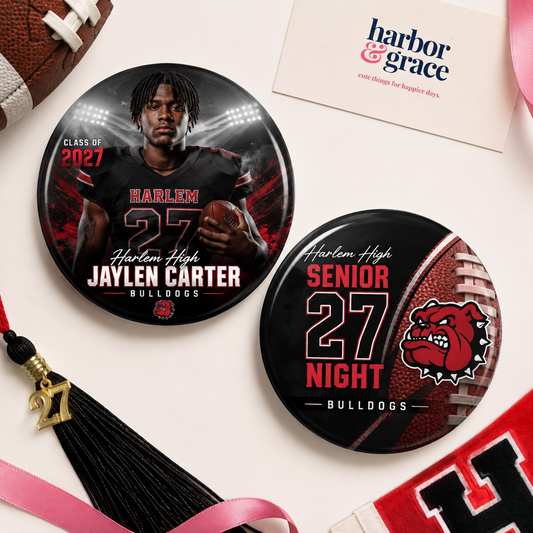 Custom Sports Photo Button