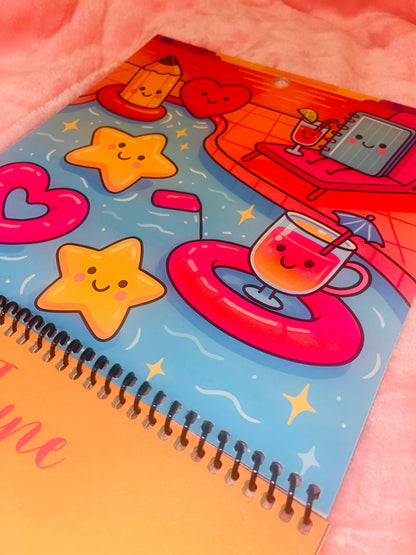 2026 Dreamberry Village™ Wall Calendar - Kawaii Seasonal Art