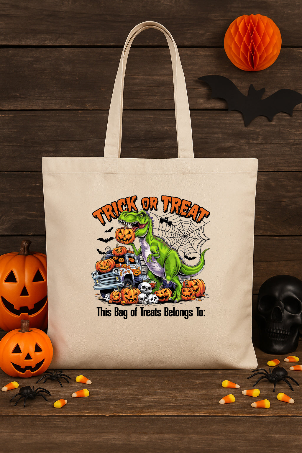 Personalized Halloween Trick or Treat Bags – 6 Cute Spooky Designs