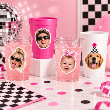 Custom Face Cups | Personalized Photo Party Cups