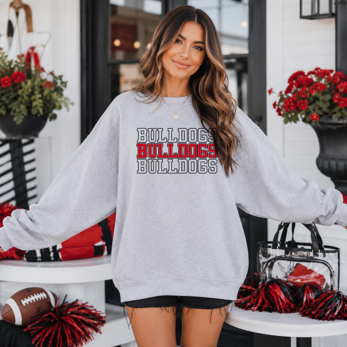 Custom Varsity Team Sweatshirt | Personalized Game Day Crewneck
