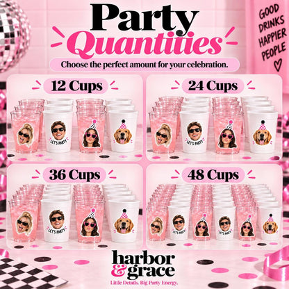 Custom Face Cups | Personalized Photo Party Cups