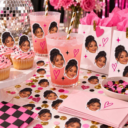 Custom Face Cups | Personalized Photo Party Cups