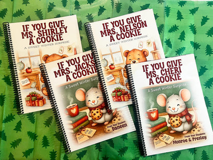 Personalized Teacher Christmas Gift Book - Give Your Teacher a Cookie