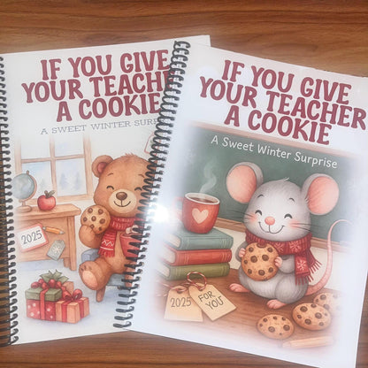 Personalized Teacher Christmas Gift Book - Give Your Teacher a Cookie
