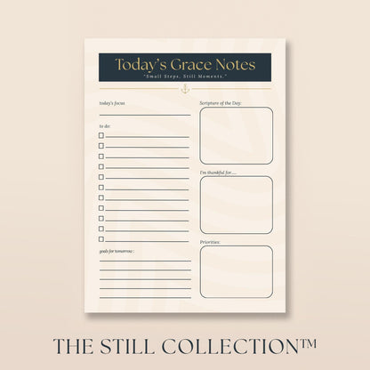 Christian Stationery Gift Set - 3-Piece Faith Planner Bundle