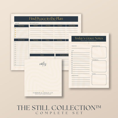 Christian Stationery Gift Set - 3-Piece Faith Planner Bundle