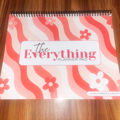 The Everything Planner Pad - 10x8 Spiral-Bound Productivity Planner