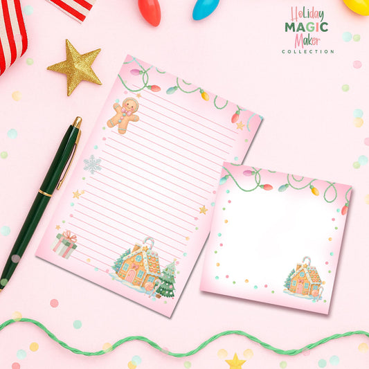 Pink Magic Maker™ Holiday List Pad – 4×6 Notepad