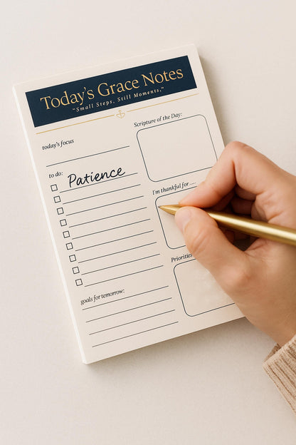 Grace Notes Christian Notepad – 4×6 Daily Scripture Pad