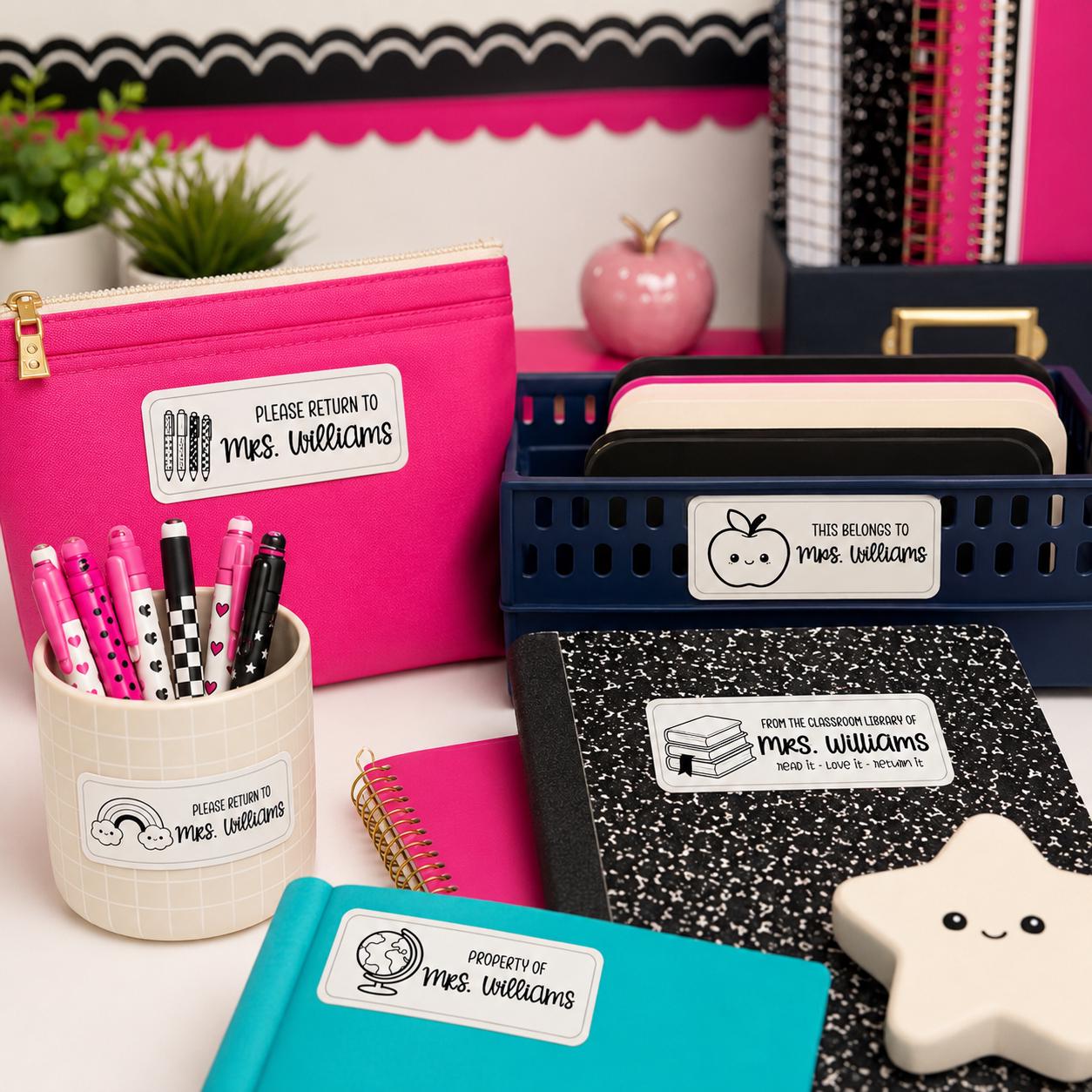 Personalized Teacher Name Labels product photo 8