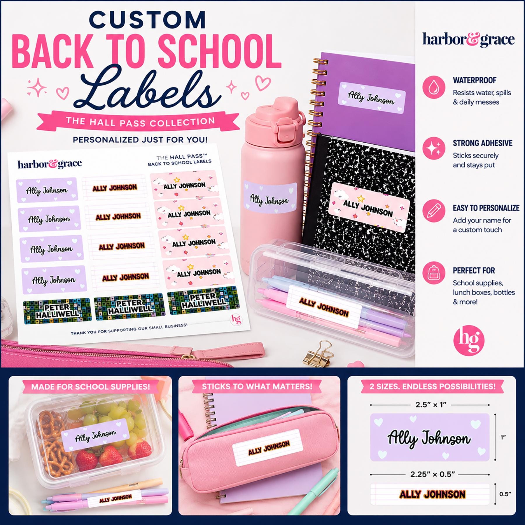 Personalized Waterproof Name Labels product photo 9